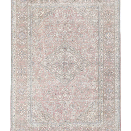 Tabriz 9' 4" X 13' 0" Hand Knotted Wool Rug 9' 4" X 13' 0" (284 X 396) / Pink / Wool