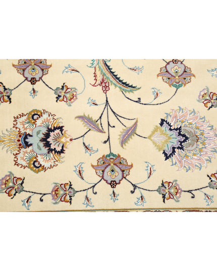 Tabriz 13' 0" X 16' 11" Hand Knotted Wool Rug 13' 0" X 16' 11" (396 X 516) / Ivory / Wool