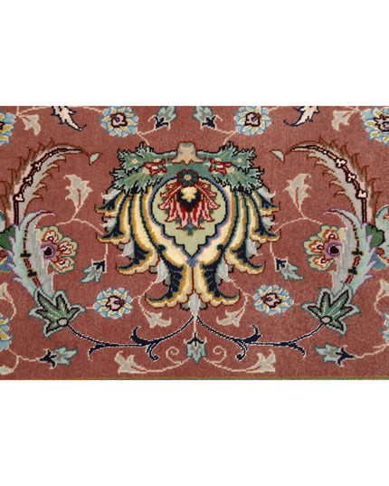 Tabriz 13' 0" X 16' 11" Hand Knotted Wool Rug 13' 0" X 16' 11" (396 X 516) / Ivory / Wool