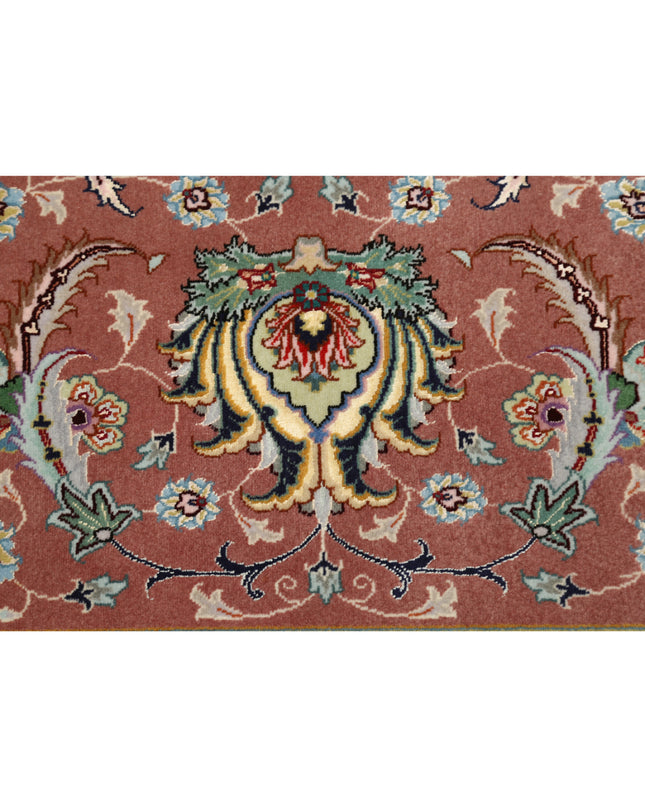 Tabriz 13' 0" X 16' 11" Hand Knotted Wool Rug 13' 0" X 16' 11" (396 X 516) / Ivory / Wool