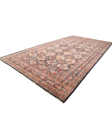 Tabriz 10' 10" X 20' 7" Hand Knotted Wool Rug 10' 10" X 20' 7" (330 X 627) / Beige / Wool