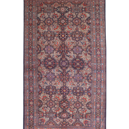 Tabriz 10' 10" X 20' 7" Hand Knotted Wool Rug 10' 10" X 20' 7" (330 X 627) / Beige / Wool