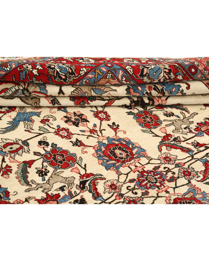 Tabriz 8' 9" X 11' 10" Hand Knotted Wool Rug 8' 9" X 11' 10" (267 X 361) / Ivory / Wool
