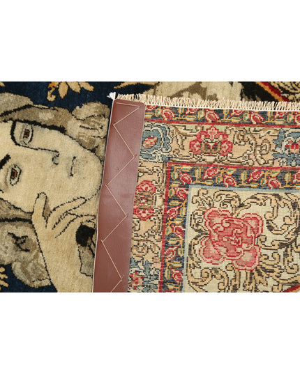 Tabriz 1' 11" X 2' 10" Hand Knotted Wool Rug 1' 11" X 2' 10" (59 X 86) / Ivory / Wool