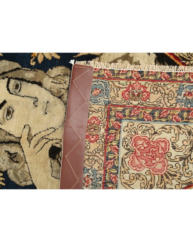 Tabriz 1' 11" X 2' 10" Hand Knotted Wool Rug 1' 11" X 2' 10" (59 X 86) / Ivory / Wool