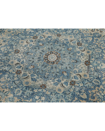 Tabriz 11' 1" X 14' 9" Hand Knotted Wool Rug 11' 1" X 14' 9" (338 X 450) / Taupe / Wool