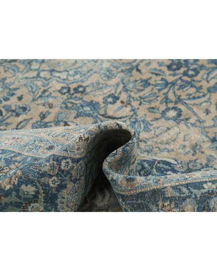 Tabriz 11' 1" X 14' 9" Hand Knotted Wool Rug 11' 1" X 14' 9" (338 X 450) / Taupe / Wool
