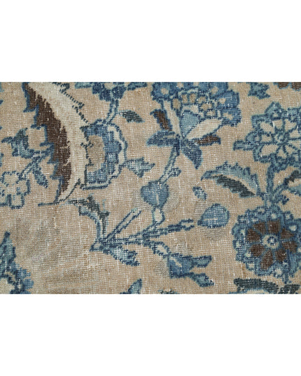 Tabriz 11' 1" X 14' 9" Hand Knotted Wool Rug 11' 1" X 14' 9" (338 X 450) / Taupe / Wool