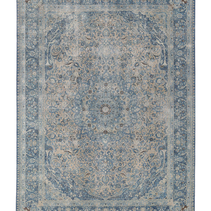 Tabriz 11' 1" X 14' 9" Hand Knotted Wool Rug 11' 1" X 14' 9" (338 X 450) / Taupe / Wool