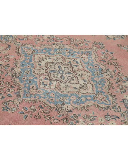 Tabriz 10' 0" X 13' 8" Hand Knotted Wool Rug 10' 0" X 13' 8" (305 X 417) / Pink / Wool