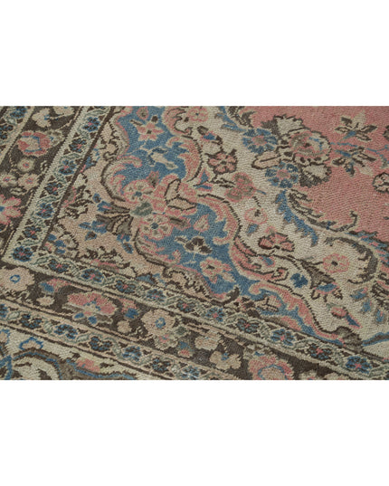 Tabriz 10' 0" X 13' 8" Hand Knotted Wool Rug 10' 0" X 13' 8" (305 X 417) / Pink / Wool