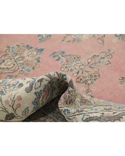 Tabriz 10' 0" X 13' 8" Hand Knotted Wool Rug 10' 0" X 13' 8" (305 X 417) / Pink / Wool