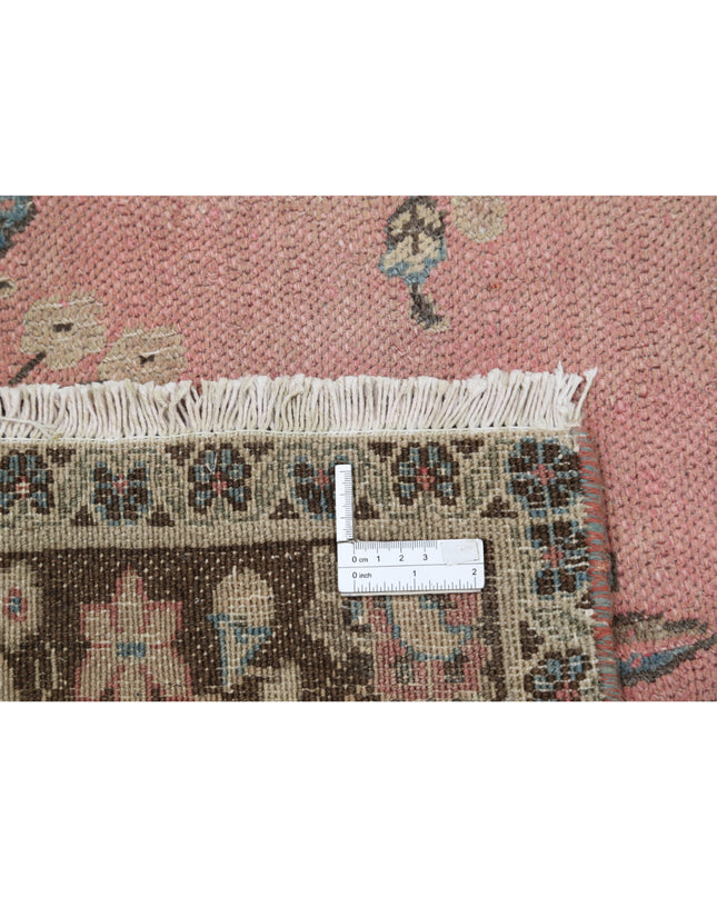 Tabriz 10' 0" X 13' 8" Hand Knotted Wool Rug 10' 0" X 13' 8" (305 X 417) / Pink / Wool