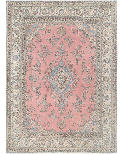 Tabriz 10' 0" X 13' 8" Hand Knotted Wool Rug 10' 0" X 13' 8" (305 X 417) / Pink / Wool