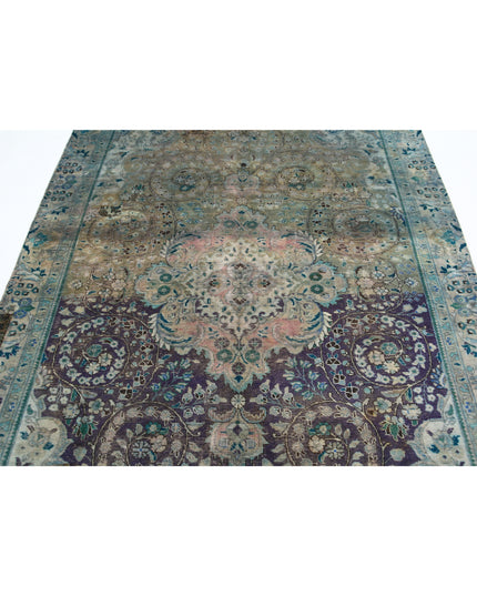 Tabriz 6' 0" X 8' 11" Hand Knotted Wool Rug 6' 0" X 8' 11" (183 X 272) / Grey / Wool