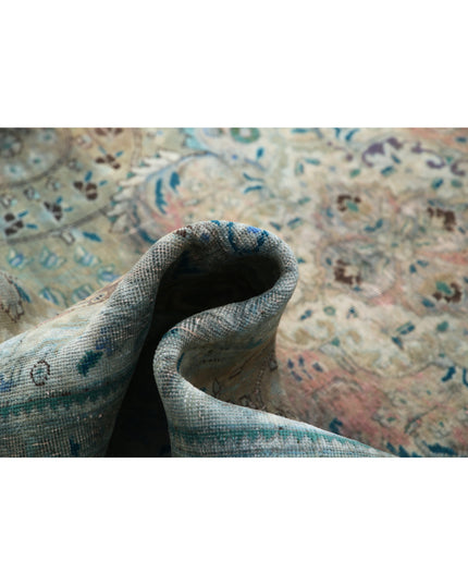 Tabriz 6' 0" X 8' 11" Hand Knotted Wool Rug 6' 0" X 8' 11" (183 X 272) / Grey / Wool