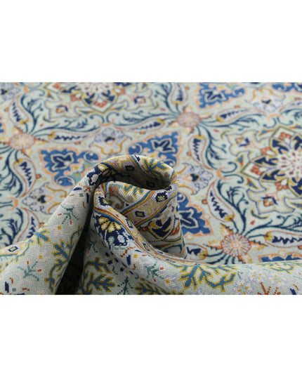 Tabriz 8' 1" X 11' 9" Hand Knotted Wool Rug 8' 1" X 11' 9" (246 X 358) / Grey / Wool