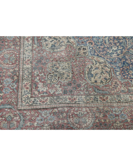 Tabriz 8' 2" X 11' 2" Hand Knotted Wool Rug 8' 2" X 11' 2" (249 X 340) / Blue / Wool