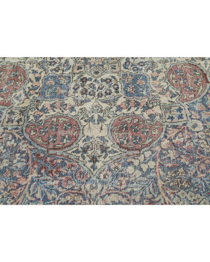 Tabriz 8' 2" X 11' 2" Hand Knotted Wool Rug 8' 2" X 11' 2" (249 X 340) / Blue / Wool