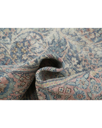 Tabriz 8' 2" X 11' 2" Hand Knotted Wool Rug 8' 2" X 11' 2" (249 X 340) / Blue / Wool