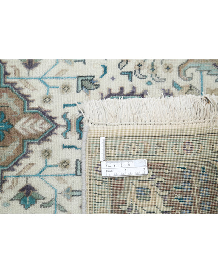Tabriz 3' 2" X 5' 0" Hand Knotted Wool Rug 3' 2" X 5' 0" (97 X 152) / Ivory / Wool