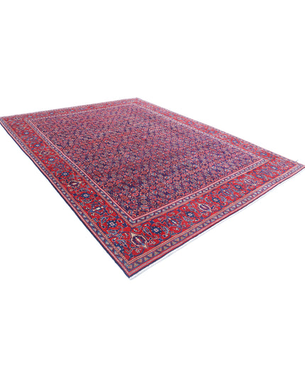 Tabriz 9' 7" X 12' 7" Hand Knotted Wool Rug 9' 7" X 12' 7" (292 X 383) / Blue / Wool