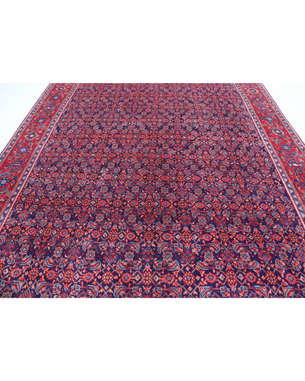 Tabriz 9' 7" X 12' 7" Hand Knotted Wool Rug 9' 7" X 12' 7" (292 X 383) / Blue / Wool