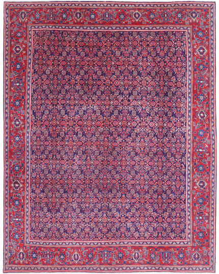 Tabriz 9' 7" X 12' 7" Hand Knotted Wool Rug 9' 7" X 12' 7" (292 X 383) / Blue / Wool