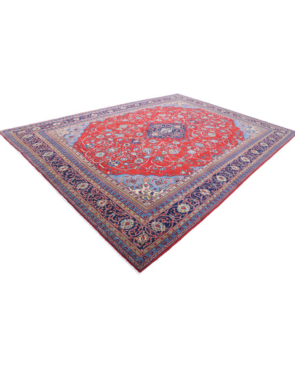 Tabriz 9' 9" X 14' 0" Hand Knotted Wool Rug 9' 9" X 14' 0" (297 X 427) / Red / Wool