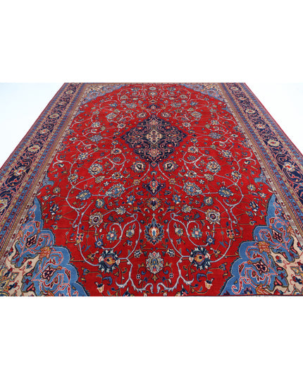 Tabriz 9' 9" X 14' 0" Hand Knotted Wool Rug 9' 9" X 14' 0" (297 X 427) / Red / Wool