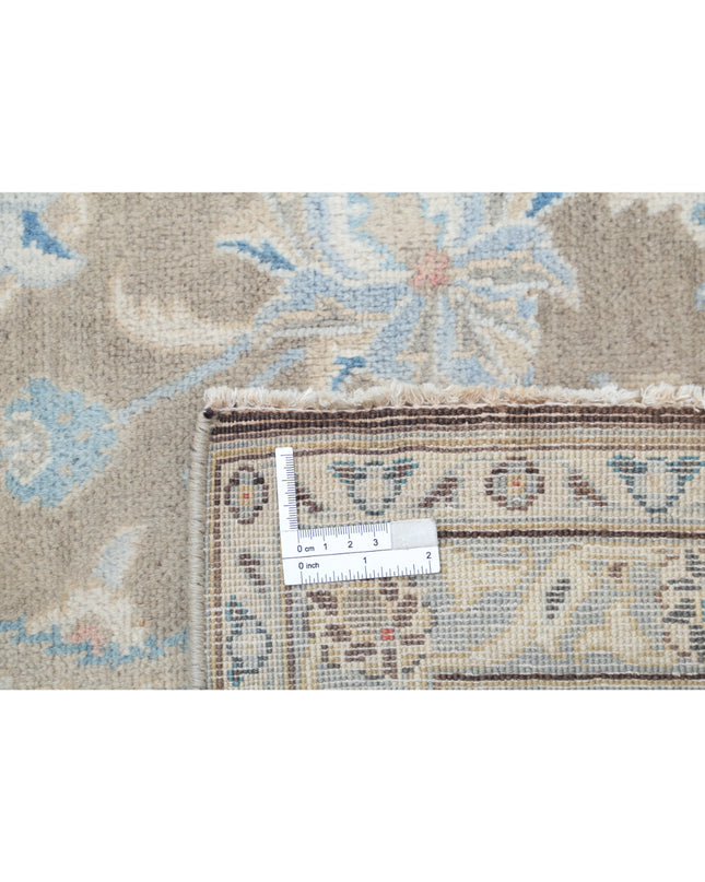 Tabriz 9' 9" X 13' 1" Hand Knotted Wool Rug 9' 9" X 13' 1" (297 X 399) / Taupe / Wool