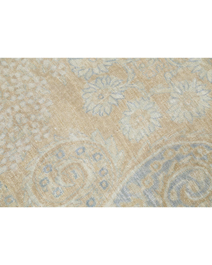 Tabriz 12' 4" X 19' 5" Hand Knotted Wool Rug 12' 4" X 19' 5" (376 X 592) / Taupe / Wool