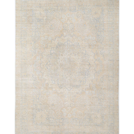 Tabriz 12' 4" X 19' 5" Hand Knotted Wool Rug 12' 4" X 19' 5" (376 X 592) / Taupe / Wool