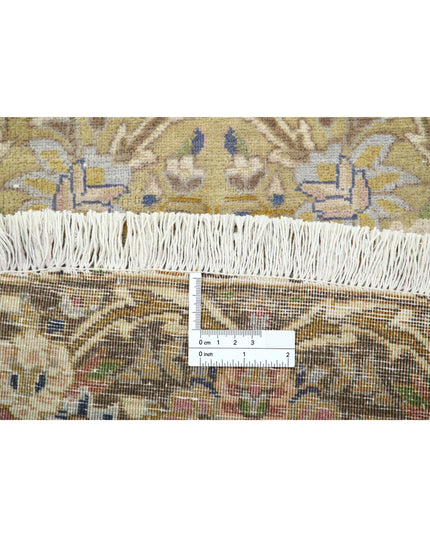 Tabriz 9' 2" X 9' 7" Hand Knotted Wool Rug 9' 2" X 9' 7" (280 X 292) / Green / Wool