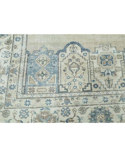 Tabriz 9' 8" X 13' 1" Hand Knotted Wool Rug 9' 8" X 13' 1" (295 X 399) / Taupe / Wool