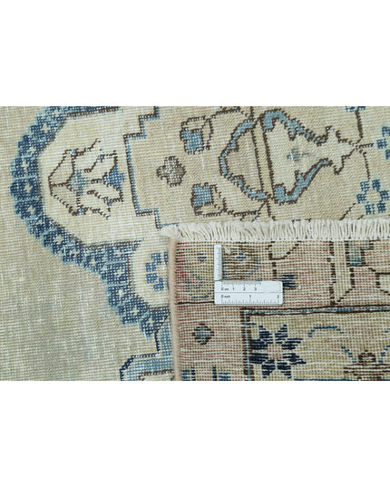 Tabriz 9' 8" X 13' 1" Hand Knotted Wool Rug 9' 8" X 13' 1" (295 X 399) / Taupe / Wool