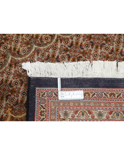 Tabriz 11' 5" X 15' 10" Hand Knotted Wool Rug 11' 5" X 15' 10" (348 X 482) / Black / Wool