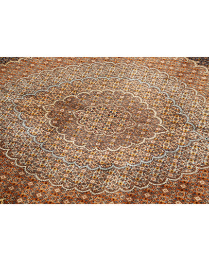 Tabriz 11' 5" X 16' 6" Hand Knotted Wool Rug 11' 5" X 16' 6" (348 X 503) / Black / Wool