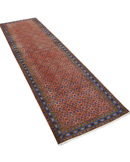 Tabriz 2' 8" X 9' 2" Hand Knotted Wool Rug 2' 8" X 9' 2" (81 X 280) / Peach / Wool
