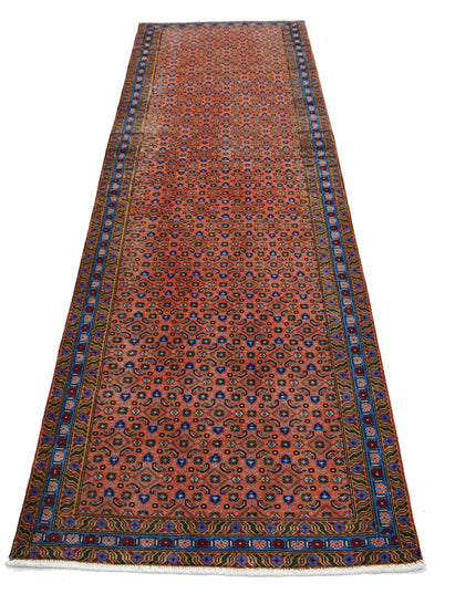 Tabriz 2' 8" X 9' 2" Hand Knotted Wool Rug 2' 8" X 9' 2" (81 X 280) / Peach / Wool