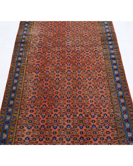 Tabriz 2' 8" X 9' 2" Hand Knotted Wool Rug 2' 8" X 9' 2" (81 X 280) / Peach / Wool