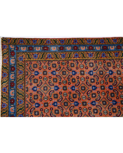 Tabriz 2' 8" X 9' 2" Hand Knotted Wool Rug 2' 8" X 9' 2" (81 X 280) / Peach / Wool