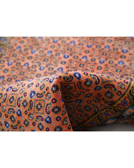 Tabriz 2' 8" X 9' 2" Hand Knotted Wool Rug 2' 8" X 9' 2" (81 X 280) / Peach / Wool