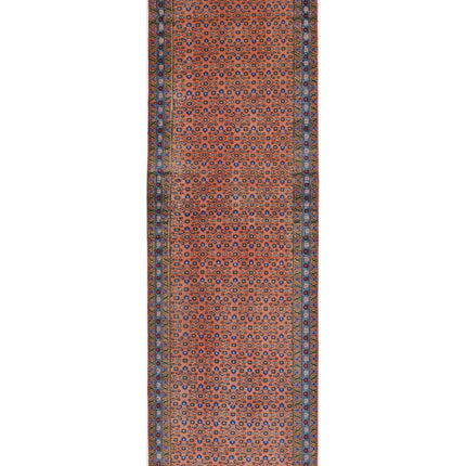 Tabriz 2' 8" X 9' 2" Hand Knotted Wool Rug 2' 8" X 9' 2" (81 X 280) / Peach / Wool