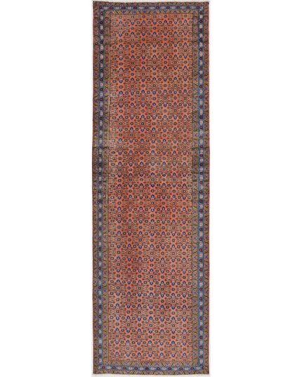 Tabriz 2' 8" X 9' 2" Hand Knotted Wool Rug 2' 8" X 9' 2" (81 X 280) / Peach / Wool