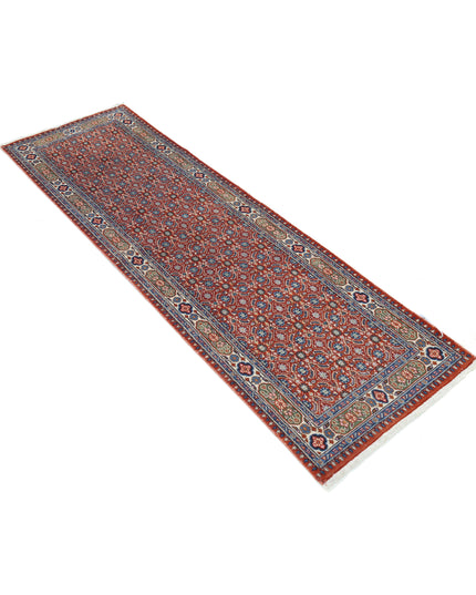 Tabriz 1' 10" X 6' 4" Hand Knotted Wool Rug 1' 10" X 6' 4" (56 X 193) / Red / Wool