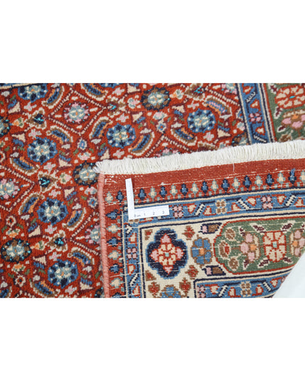 Tabriz 1' 10" X 6' 4" Hand Knotted Wool Rug 1' 10" X 6' 4" (56 X 193) / Red / Wool