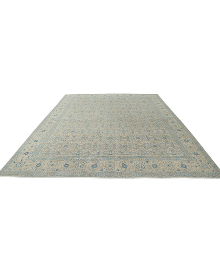 Tabriz 10' 0" X 13' 1" Hand Knotted Wool Rug 10' 0" X 13' 1" (305 X 399) / Taupe / Wool