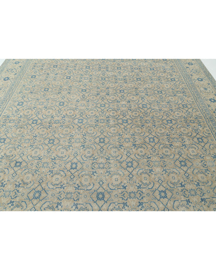 Tabriz 10' 0" X 13' 1" Hand Knotted Wool Rug 10' 0" X 13' 1" (305 X 399) / Taupe / Wool
