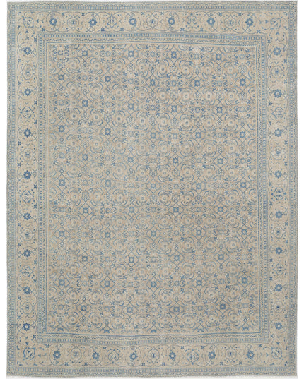 Tabriz 10' 0" X 13' 1" Hand Knotted Wool Rug 10' 0" X 13' 1" (305 X 399) / Taupe / Wool